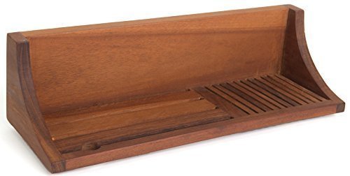 Moa Straight Teak Shower Shelf