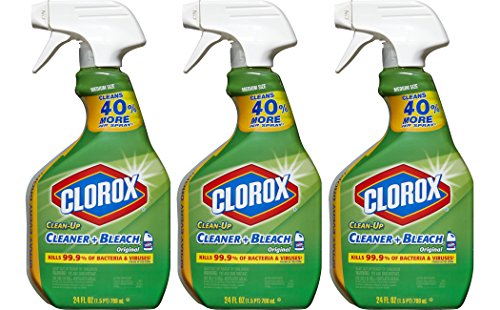 Clorox Clean-Up Bleach Cleaner Spray Value Pack of 3