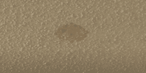 water stains on ceiling and walls