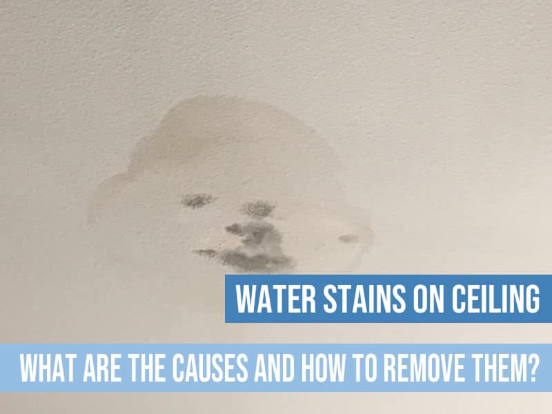 Water Stains on Ceiling fix