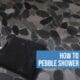 how to clean pebble shower floor