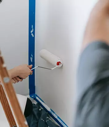 how long to let paint dry before putting stuff back